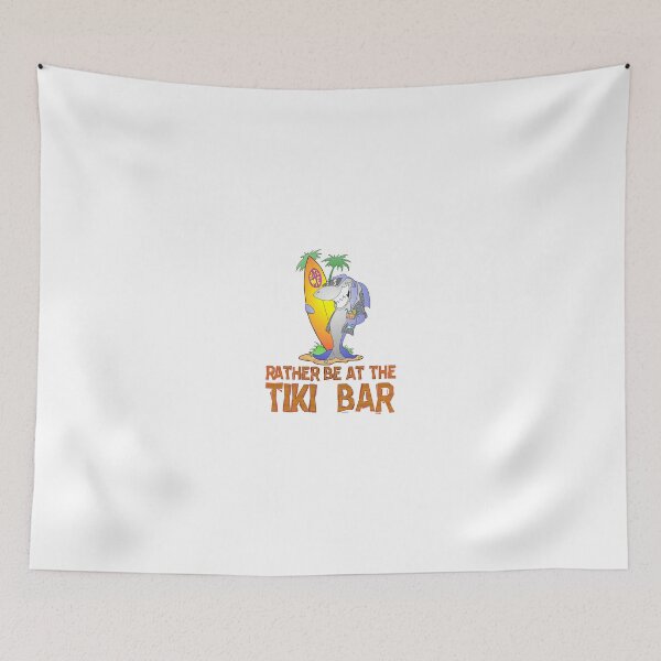 Item preview, Tiki Bar Shark designed and sold by Skree.