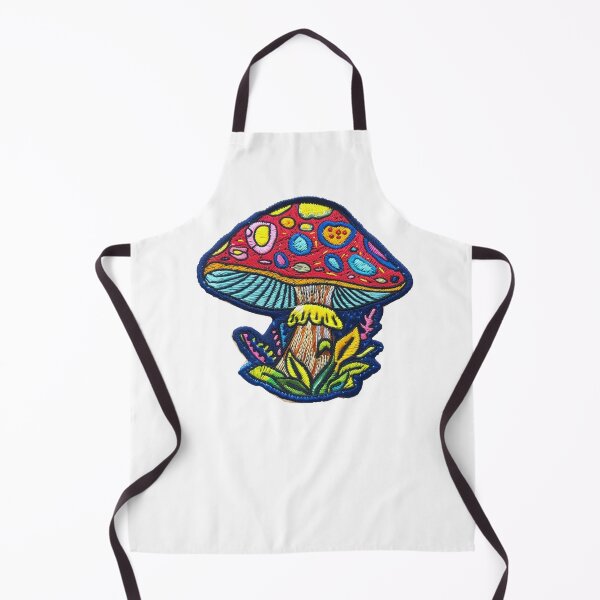 Item preview, Embroidered Mushroom Patch Design designed and sold by SociallyRemoved.