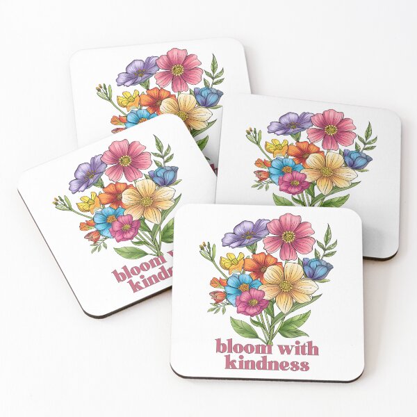 Item preview, Bloom With Kindness Flowers designed and sold by HappyLifeCreate.