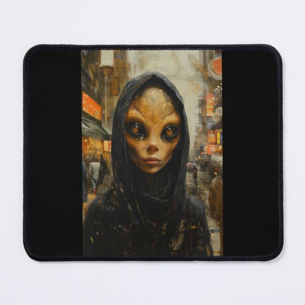 Item preview, Scary Alien Portrait designed and sold by AImazeD.