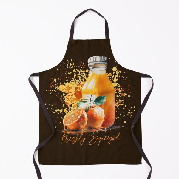 Item preview, Watercolor Orange Juice Freshly Squeezed designed and sold by HolidayBug.