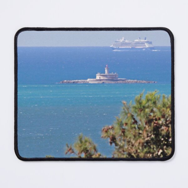 Item preview, Farol do Bugio. Lighthouse. Lisbon. cruise ship in the horizon. designed and sold by Tereza Pilar  Art.