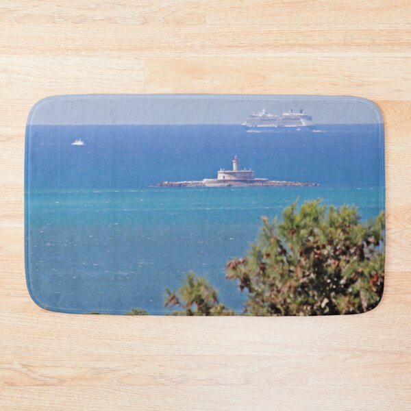Item preview, Farol do Bugio. Lighthouse. Lisbon. cruise ship in the horizon. designed and sold by Tereza Pilar  Art.