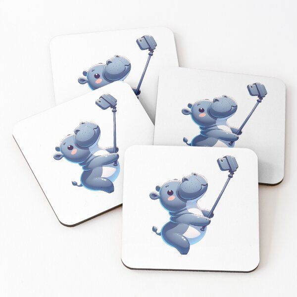 Item preview, Selfie Safari: The Hippo's Snapshot Moment designed and sold by 0penvimark.