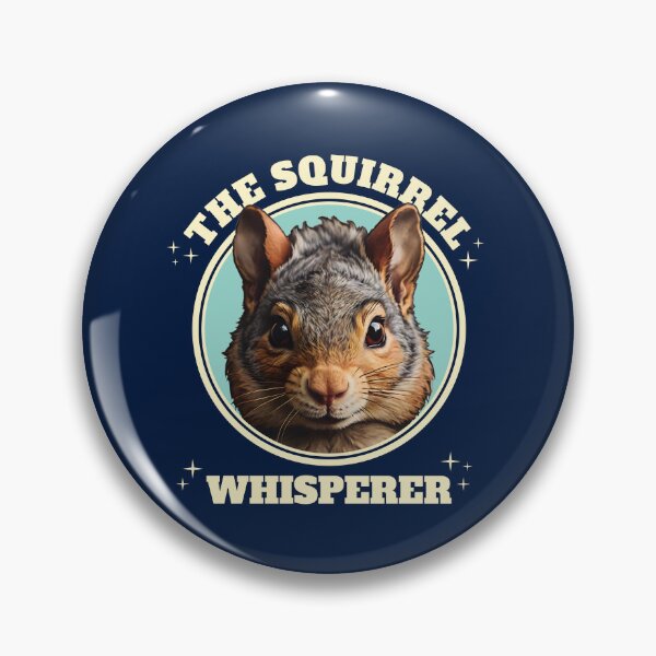 Item preview, The Squirrel Whisperer Retro Vintage Theme Cute Squirrel Ver 2 For Dark Background designed and sold by thecatcouch.