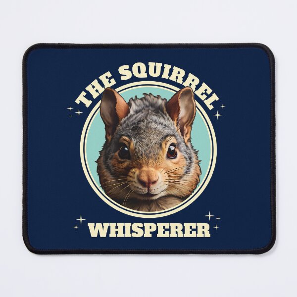 Item preview, The Squirrel Whisperer Retro Vintage Theme Cute Squirrel Ver 2 For Dark Background designed and sold by thecatcouch.