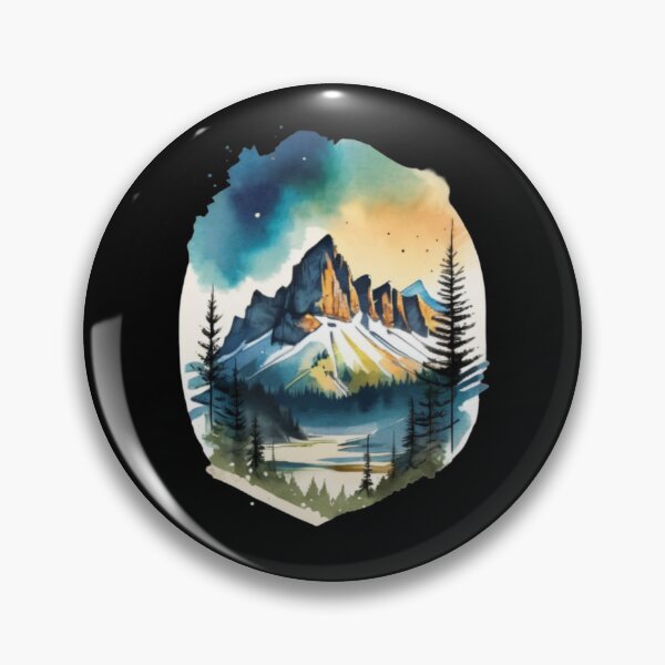 Item preview, watercolor canmore designed and sold by EuropeanPrints.