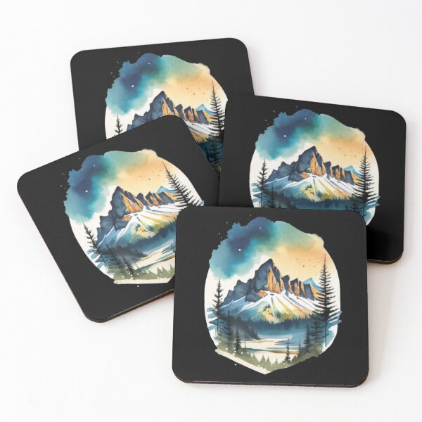 Item preview, watercolor canmore designed and sold by EuropeanPrints.