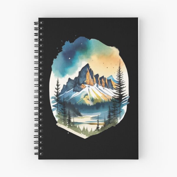 Item preview, watercolor canmore designed and sold by EuropeanPrints.