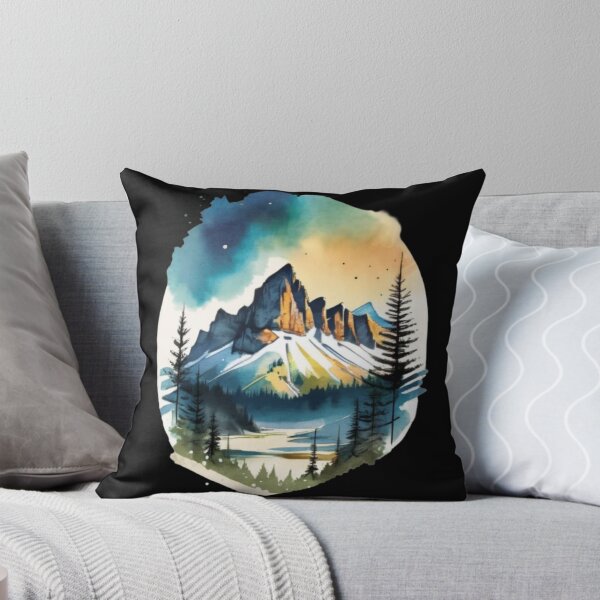 Item preview, watercolor canmore designed and sold by EuropeanPrints.