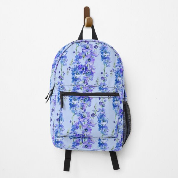 Item preview, Delphinium Birthday Flower of July Watercolor designed and sold by Atomura.