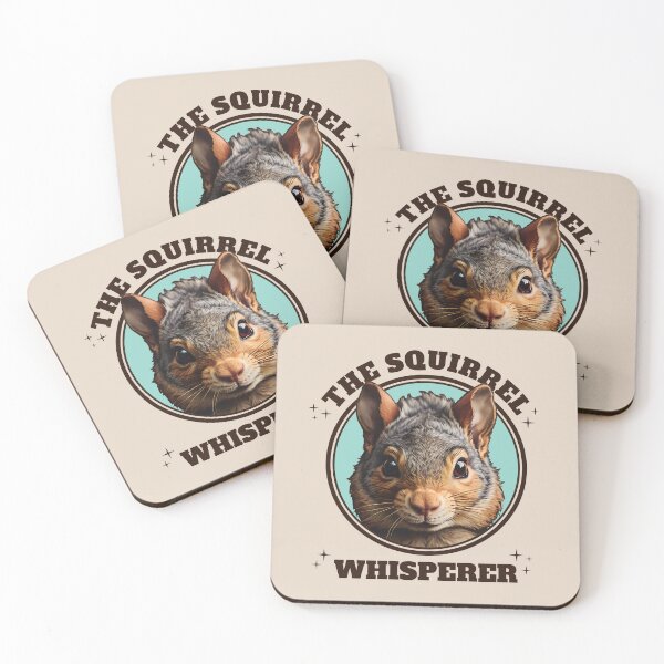 Item preview, The Squirrel Whisperer Retro Vintage Theme Cute Squirrel Ver 3 For Light Background designed and sold by thecatcouch.