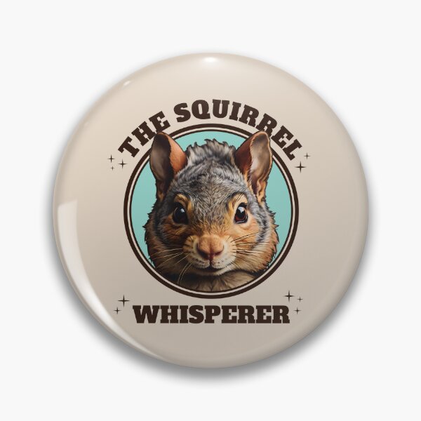 Item preview, The Squirrel Whisperer Retro Vintage Theme Cute Squirrel Ver 3 For Light Background designed and sold by thecatcouch.