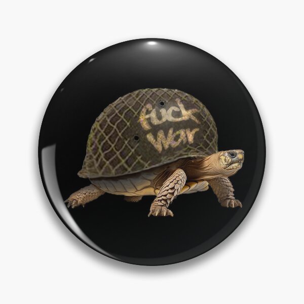 Item preview, Fuck War Turtle Helmet designed and sold by studioss76.