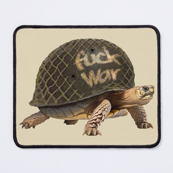 Item preview, Fuck War Turtle Helmet designed and sold by studioss76.