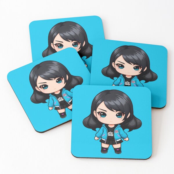 Item preview, Black Hair Chibi Cute Punk Girl designed and sold by MadnessEnvelope.