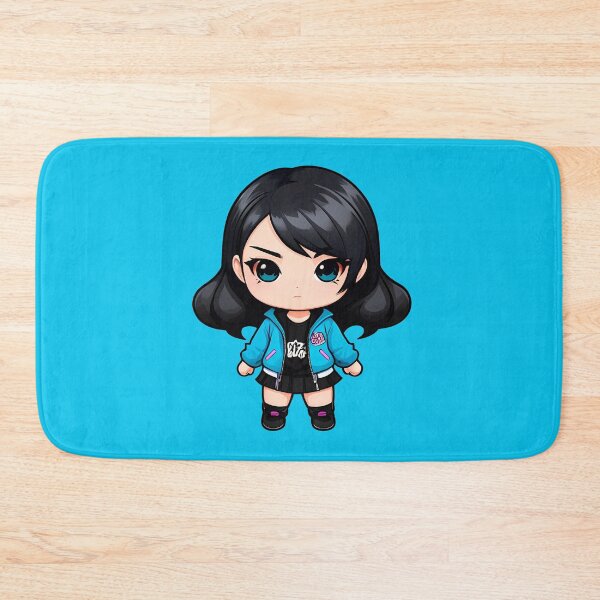 Item preview, Black Hair Chibi Cute Punk Girl designed and sold by MadnessEnvelope.