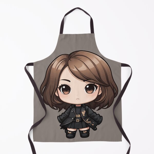 Item preview, Brown Hair Chibi Baddie Cute Punk Girl designed and sold by MadnessEnvelope.