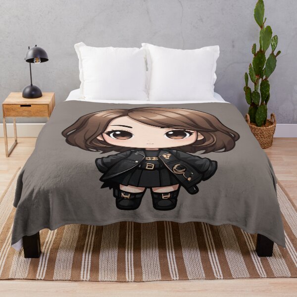 Item preview, Brown Hair Chibi Baddie Cute Punk Girl designed and sold by MadnessEnvelope.