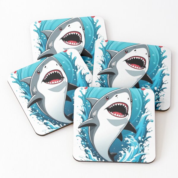 Item preview,  Blue Ocean Shark Attacks  designed and sold by redask2me.