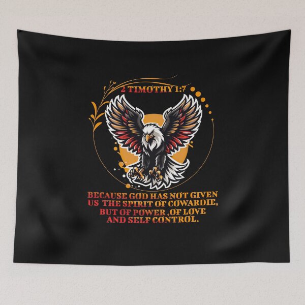 Item preview, overcoming fear with faith and love.2 Timothy 1:7 designed and sold by Virtuousvogue.