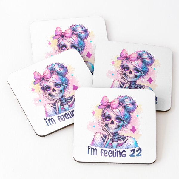 Item preview, I'm feeling 22 Sarcastic Design with Skeleton designed and sold by OmoYolo.