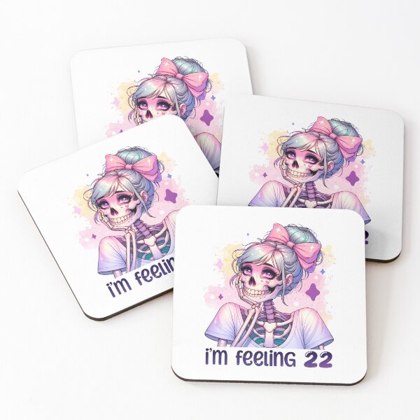 Item preview, I'm feeling 22 Sarcastic Design with Skeleton designed and sold by OmoYolo.