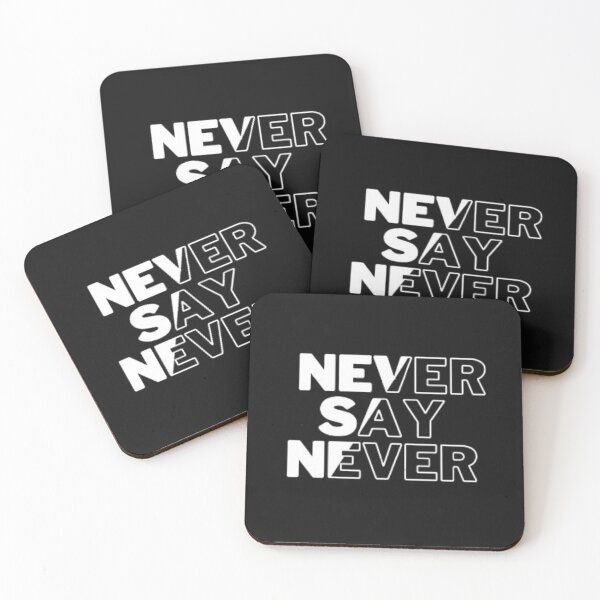Item preview, Never say never designed and sold by catcraftss.
