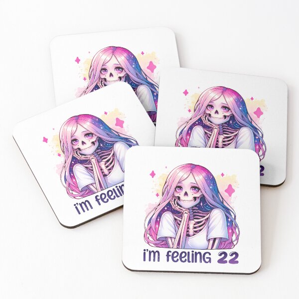 Item preview, I'm feeling 22 Sarcastic Design with Skeleton designed and sold by OmoYolo.