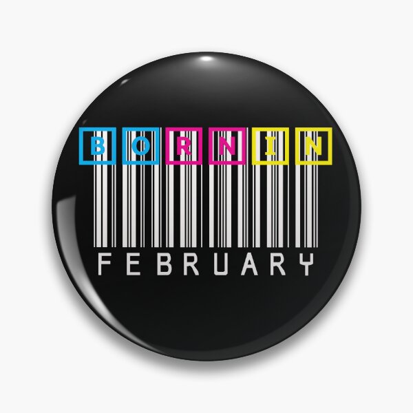 Item preview, BORN IN FEBRUARY designed and sold by LiscaGraphicArt.