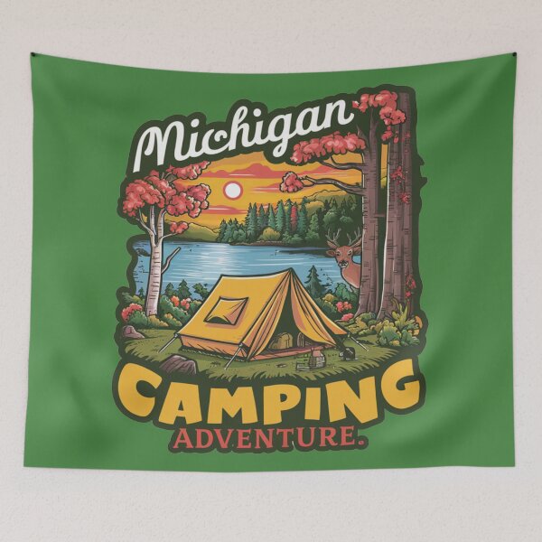 Item preview, Ultimate Michigan Camping Adventure - Captivating designed and sold by Shtex.