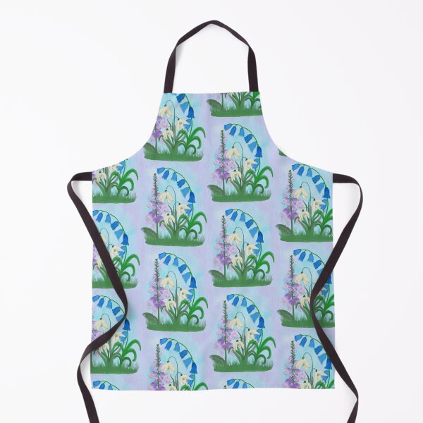 Item preview, Foxgloves, Snowdrops, and Bellflowers designed and sold by AdriaCaps Art & Design.