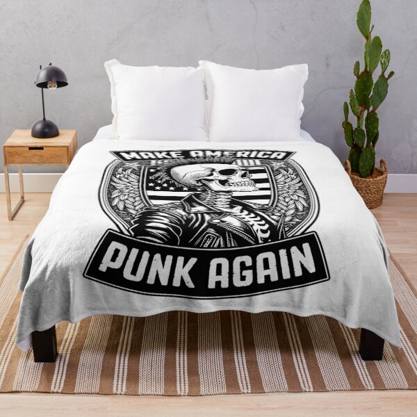 Item preview, Make America Punk Again Vintage Mohawk Skeleton Rock Seal designed and sold by GrandeDuc.