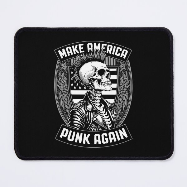Item preview, Make America Punk Again Vintage Mohawk Skeleton Rock Seal designed and sold by GrandeDuc.