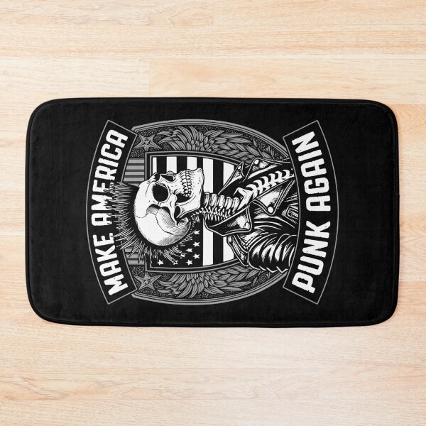 Item preview, Make America Punk Again Vintage Mohawk Skeleton Rock Seal designed and sold by GrandeDuc.