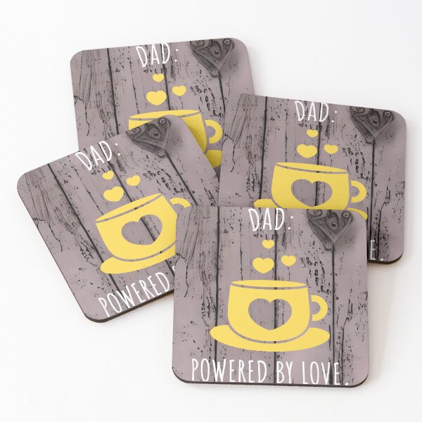 Item preview, Dad Powered by Love, Fueled by Coffee T shirt designed and sold by Printhubs123.