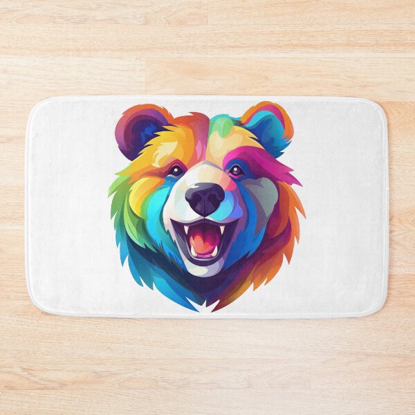 Item preview, Happy smiling colored bear designed and sold by GoodThings66.