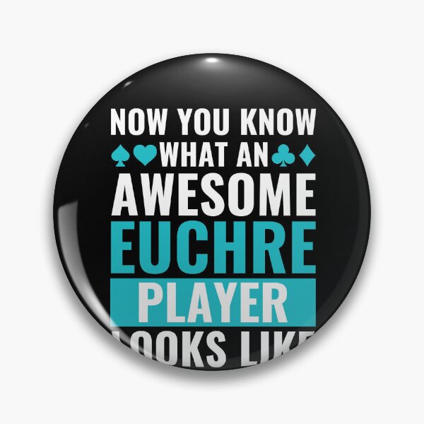 Item preview, What an Awesome Euchre Player Looks Like Funny Euchre designed and sold by BlueBerry-Pengu.
