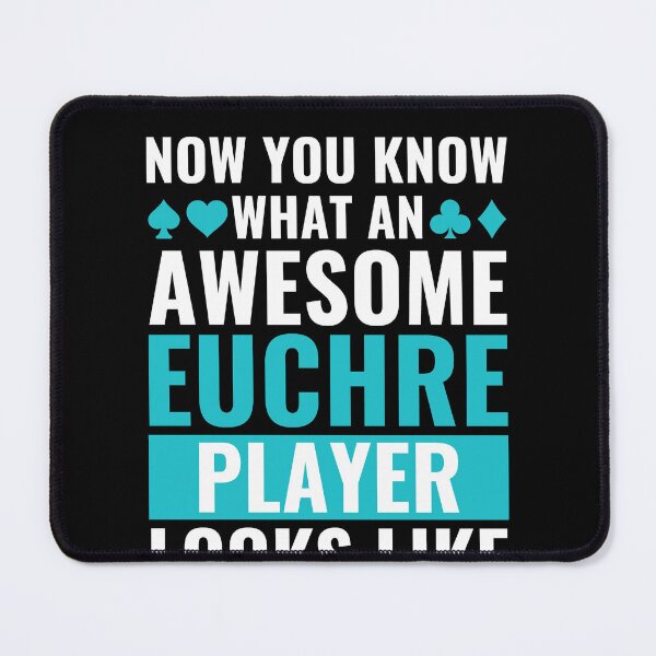 Item preview, What an Awesome Euchre Player Looks Like Funny Euchre designed and sold by BlueBerry-Pengu.