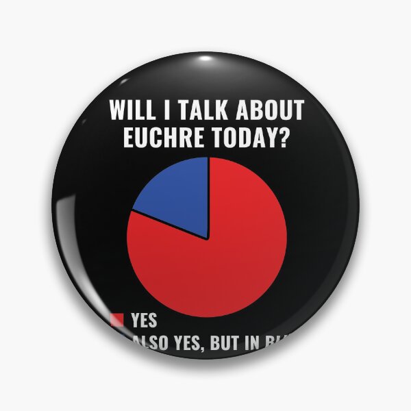 Item preview, Will I Talk About Euchre Today Euchre Player Funny designed and sold by BlueBerry-Pengu.
