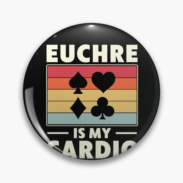 Item preview, Euchre is my Cardio Funny Euchre Card Game designed and sold by BlueBerry-Pengu.