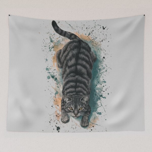 Item preview, A crawling cat designed and sold by 123ks.