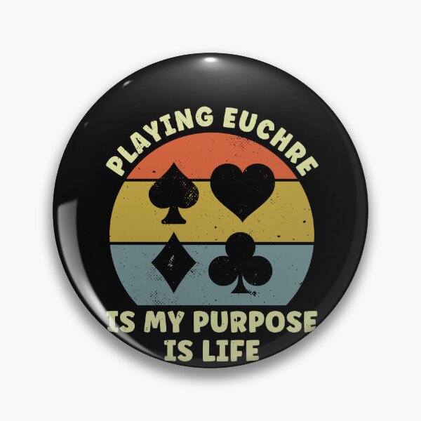 Item preview, Playing Euchre is my Purpose Funny Euchre Player designed and sold by BlueBerry-Pengu.