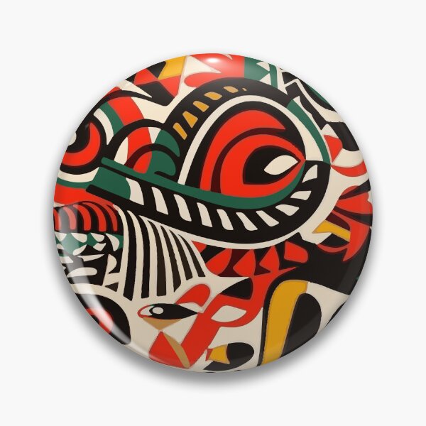 Item preview, Patrón abstracto en estilo africano nativo designed and sold by L7GraphicLab.