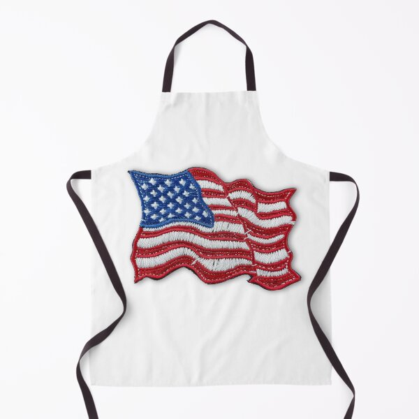 Item preview, Embroidered American Flag Patch Design designed and sold by SociallyRemoved.