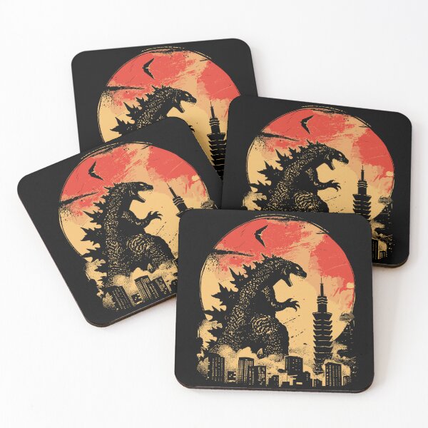 Item preview, City MonsterAttack - vintage monster design designed and sold by Loffartdesign.