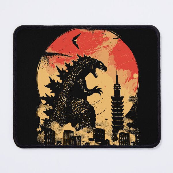 Item preview, City MonsterAttack - vintage monster design designed and sold by Loffartdesign.