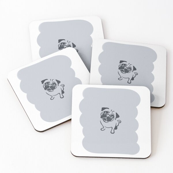 Item preview, Pug Collection (Gray-Blue) designed and sold by EmilysCozyCards.