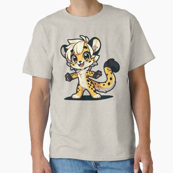 Item preview, Cute Chibi Cheetah Anthro Furry Art designed and sold by BlueBullBazaar.