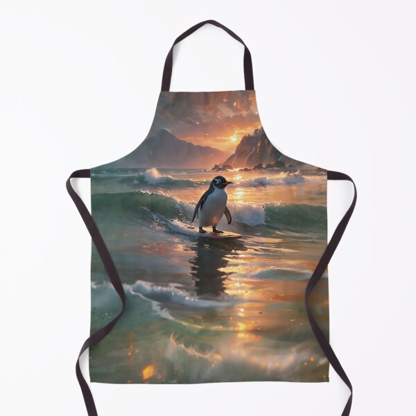 Item preview, Surfing Penguin designed and sold by NerdscapeDC.